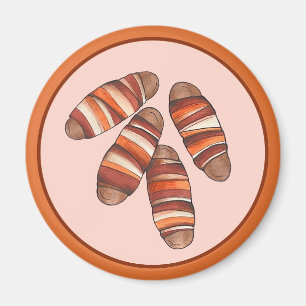 Schweine in Blankets Bacon Sausage UK British Food Magnet