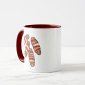 Schweine in Blankets Bacon Sausage UK British Food Tasse (Vorderseite Links)