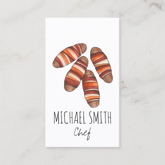 Schweine in Blankets Bacon Sausage UK British Food Visitenkarte (Vorderseite)