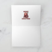 Schweine in Decken Weihnachts Weihnachtskarte Karte (Innenseite)