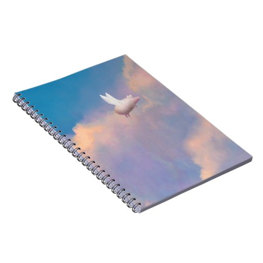 Schweine in der Himmelskarte Notizblock (Rechte Seite)