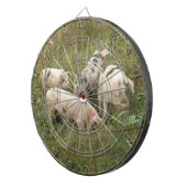Schweine in einem Field Dart Board Dartscheibe (Vorderseite rechts)