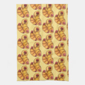 Schweine in einem schwarzen Halbmond, Hot Dog Junk Geschirrtuch (Vertikal)