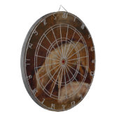 Schweine in einem Stall (Tierart) Dartscheibe (Vorderseite Links)