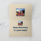 Schweine in einer Blanket-Karte für das persönlich Karte (Innenseite)