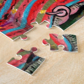 Schweine in einer Blanket Romantische Mondsterne K Puzzle (Seite)