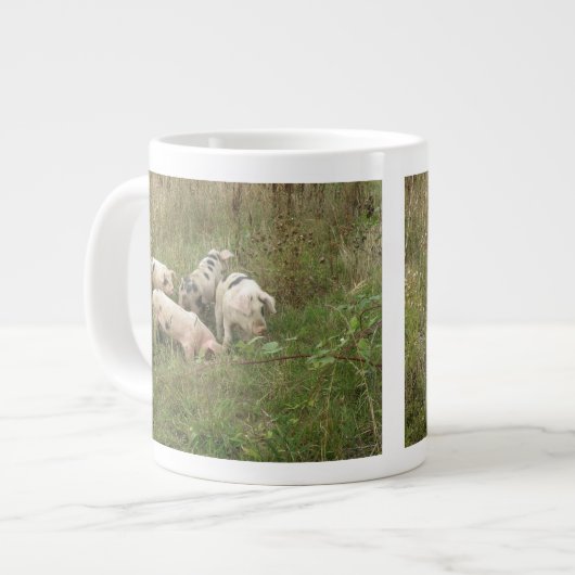 Schweine in Tasse (Vorderseite Links)