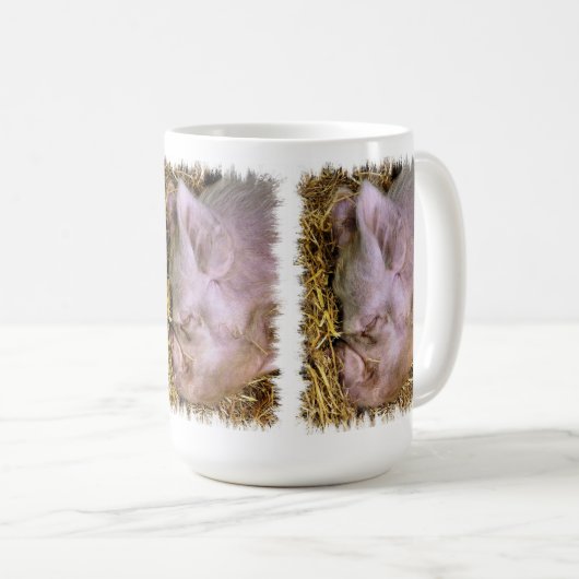 SCHWEINE KAFFEE-TASSE KAFFEETASSE (VorderseiteRechts)