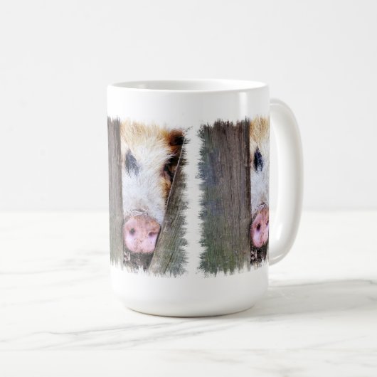 SCHWEINE KAFFEETASSE (VorderseiteRechts)