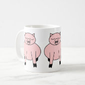 Schweine Kaffeetasse (Vorderseite Links)