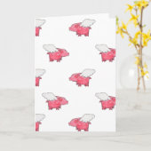 Schweine Karte (Gelbe Blume)