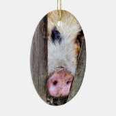 SCHWEINE KERAMIKORNAMENT (Rechts)