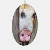 SCHWEINE KERAMIKORNAMENT (Links)