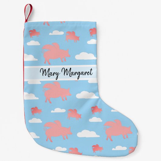 Schweine Kleiner Weihnachtsstrumpf (Vorderseite)