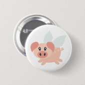 Schweine konnten fliegen button (Vorne & Hinten)