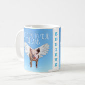 Schweine konnten fliegen kaffeetasse (Vorderseite Links)