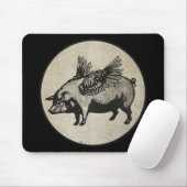 Schweine konnten fliegen mousepad (Mit Mouse)