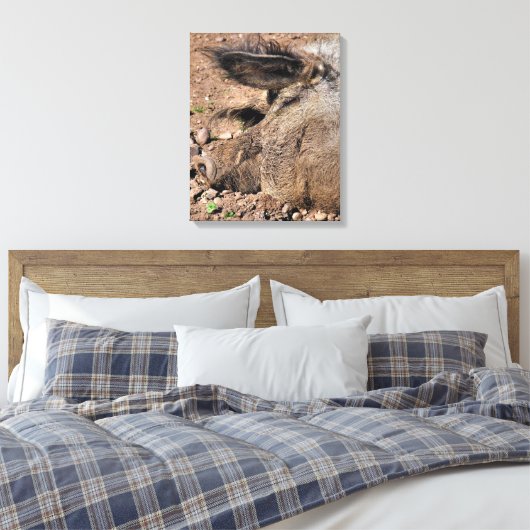 SCHWEINE LEINWANDDRUCK (Insitu (Schlafzimmer))