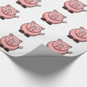 Schweine machen mich glücklich geschenkpapier (Ecke)
