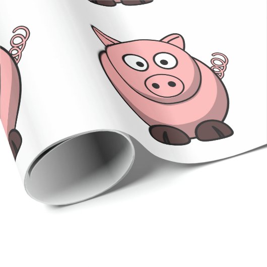 Schweine machen mich glücklich geschenkpapier (Rolleneckpunkt)