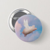Schweine mit Flügelknopf Button (Vorne & Hinten)