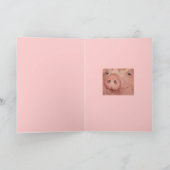 Schweine mit getufteter Titelkarte Karte (Innenseite)