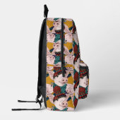Schweine mit Hattern Bedruckter Rucksack (Links)