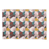 Schweine mit Hut-Muster Kissenbezug (Vorderseite-Links)