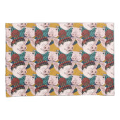 Schweine mit Hut-Muster Kissenbezug (Vorderseite-Rechts)