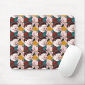 Schweine mit Hut-Muster Mousepad (Mit Mouse)