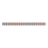 Schweine mit Hut-Muster Ripsband (Vorderseite)