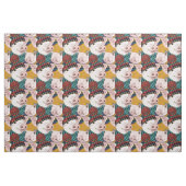 Schweine mit Hut-Muster Stoff (Fat Quarter (45,7 x 55,9 cm))