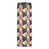 Schweine mit Hut-Muster Thermosbecher (Rückseite)