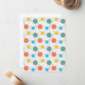 Schweine Mitteilungskarte (Vorderseite/Rückseite Beispiel)