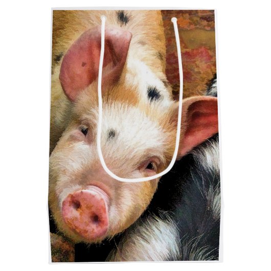 SCHWEINE MITTLERE GESCHENKTÜTE (Rückseite)