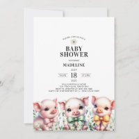 Schweine - Neutrale Babydusche