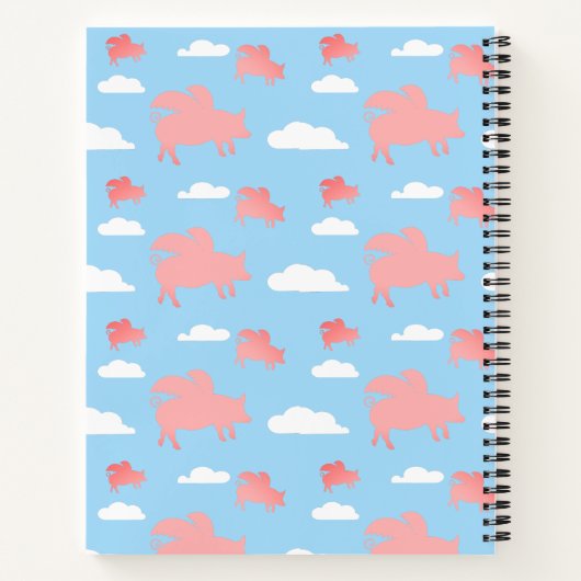 Schweine Notizblock (Rückseite)