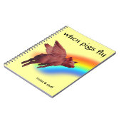 Schweine Notizblock (Linke Seite)