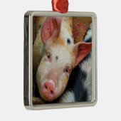SCHWEINE ORNAMENT AUS METALL (Rechts)