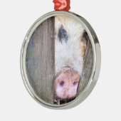SCHWEINE ORNAMENT AUS METALL (Links)