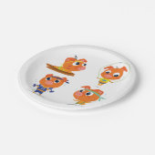 Schweine Pappteller (Schrägansicht)