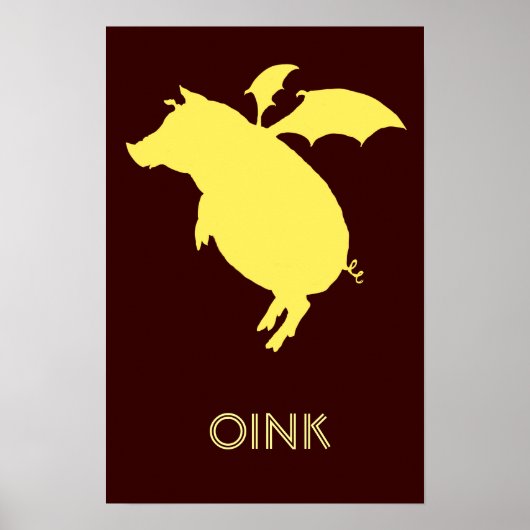 Schweine Poster (Vorne)