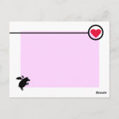 Schweine Postkarte (Rückseite)