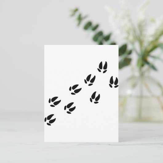 Schweine Postkarte (Stehend Vorderseite)