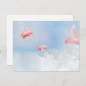 Schweine Postkarte (Vorne/Hinten)