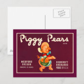 Schweine Postkarte (Vorne/Hinten)