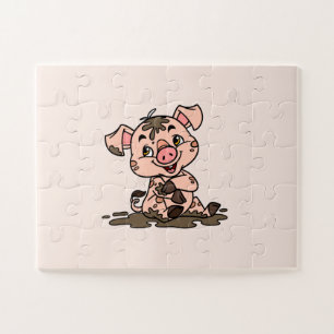Schweine-Puzzle (30 übergroße Teile) Puzzle