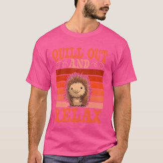 Schweine-Quill Out und Relax Quill Pig T-Shirt