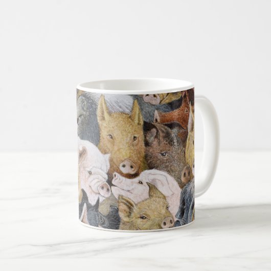 Schweine reichlich kaffeetasse (VorderseiteRechts)