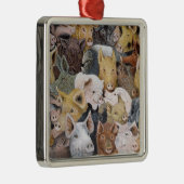 Schweine reichlich silbernes ornament (Rechts)